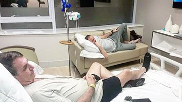 Jair Bolsonaro se recupera no hospital - Reprodução/Instagram/Carlos Bolsonaro