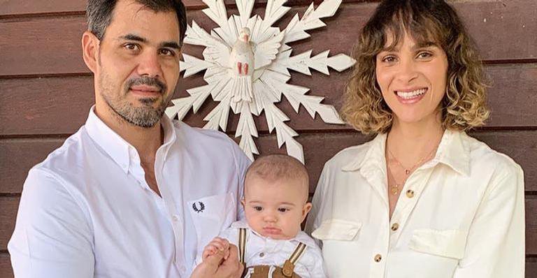 Juliano Cazarré celebra batismo do filho caçula - Reprodução/Instagram