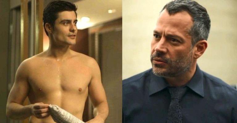 Leandro (Guilherme Leicam) e Agno (Malvino Salvador) engatarão um romance em 'A Dona do Pedaço'. - Reprodução/ TV Globo