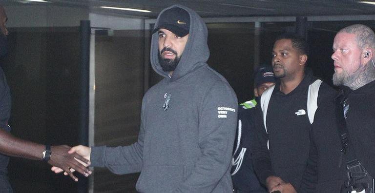 Drake desembarcou no Brasil na última quarta-feira (24) - Thyago Andrade/Brazil News