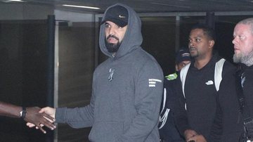 Drake desembarcou no Brasil na última quarta-feira (24) - Thyago Andrade/Brazil News
