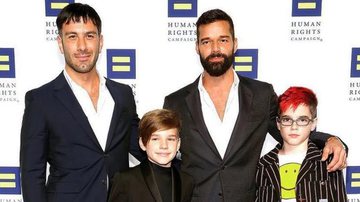 Ricky Martin, o marido Jwan Yosef, e os gêmeos Valentino e Matteo - Paul Morigi/Reprodução/Instagram