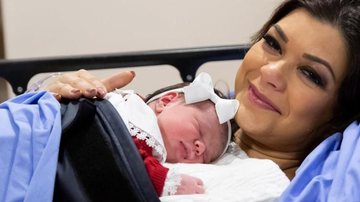 Amanda Françozo seu à luz Vitória em agosto deste ano. - Reprodução/ Instagram