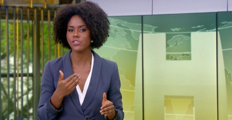 Maju Coutinho assumiu o 'Jornal Hoje' após a ida de Sandra Annenberg para o 'Globo Repórter'. - TV Globo