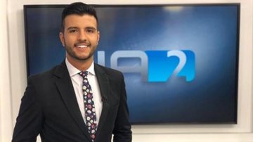 Matheus Ribeiro é apresentador da TV Anhanguera, filiada da Globo em Goiás - Arquivo pessoal