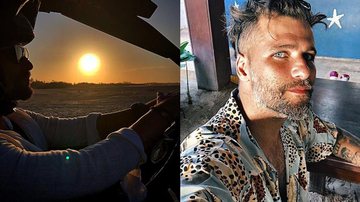 Bruno Gagliasso posta foto com pôr-do-sol ao fundo - Instagram/ @brunogagliasso