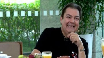 Faustão participou da celebração dos 20 anos do 'Mais Você' - TV Globo
