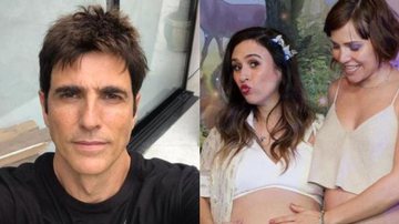 O ator fez questão de compartilhar um clique ao lado das atrizes - Instagram/@reynaldogianecchini