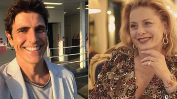 Reynaldo Gianecchini e Vera Fischer atuaram juntos na novela 'Laços de Família' - Acervo pessoal