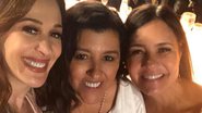 Claudia Raia aparece em clique com Claudia Raia e Adriana Esteves - Instagram/ @claudiaraia