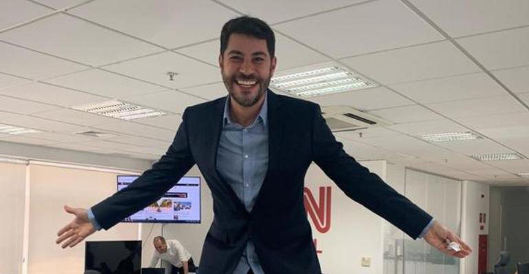 Divertido, Evaristo Costa chegou causando a CNN Brasil - Instagram/ @evaristocostaoficial