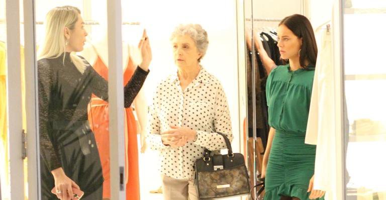 Atrizes de 'A Dona do Pedaço' gravam últimas cenas da novela em um shopping - Daniel Delmiro/ AG News