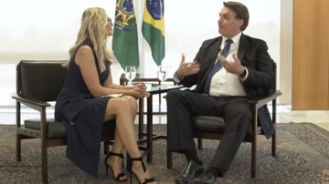 Antonia Fontenelle celebra que Jair Bolsonaro a seguiu nas redes sociais - Reprodução: Entrevista no canal do Youtube 'Na Lata com Antonia Fontenelle'