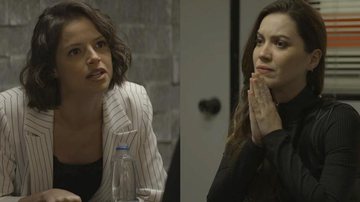 Josiane (Agatha Moreira) perde o controle e ameaça Fabiana (Nathalia Dill) em 'A Dona do Pedaço' - TV Globo