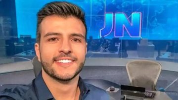 Matheus Ribeiro apresentou o JN no último sábado (9) - Instagram/ @matheusribeirotv