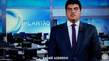 André Azeredo integrou quadro de jornalistas da Record TV em abril deste ano - Record TV