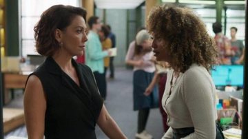 Nana (Fabiula Nascimento) e Gisele (Sheron Menezzes) se confrontam em 'Bom Sucesso' - TV Globo