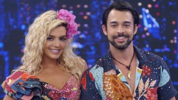 Giovanna Lancellotti e Danniel Navarro foi a segunda dupla a se apresentar na 'Dança dos Famosos' - TV Globo