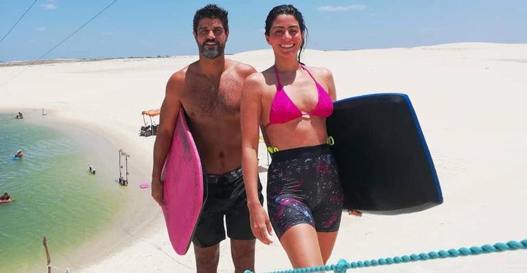 Os atores Carol Castro e Bruno Cabrerizo assumem que estão oficialmente namorando - Instagram/bruno_cabrerizo