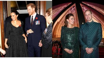 Príncipe Harry e Meghan Markle se distanciaram de Príncipe Harry e Kate Middleton - Instagram: @sussexroyal / @kensingtonroyal