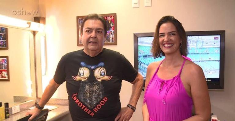 Faustão e Luciana Cardoso são casados há 17 anos - TV Globo