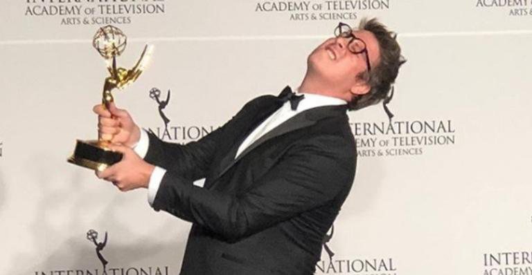Fábio Porchat comemorou prêmio no Emmy Internacional - Instagram/@fabioporchat