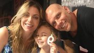 Sheila Melo, Fernando Scherer e sua filha, Brenda, de 6 anos - Instagram