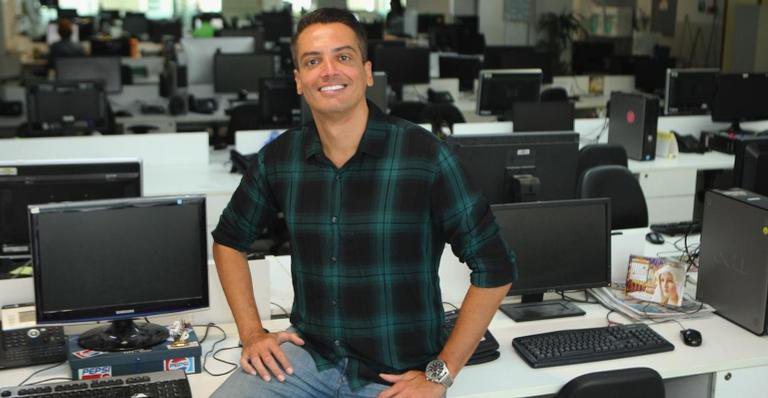Leo Dias já foi repórter do TV Fama antes de ir para o SBT - Arquivo Pessoal