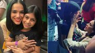Bruna Marquezine conhece fã mirim e criança acaba se emocionando com o encontro - Instagram: @luiza_arcari
