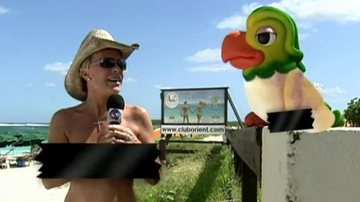 Ana Maria Braga e Louro José vão à praia de nudismo no Caribe - TV Globo