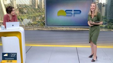 Muita risada durante o jornal matinal de SP - TV Globo