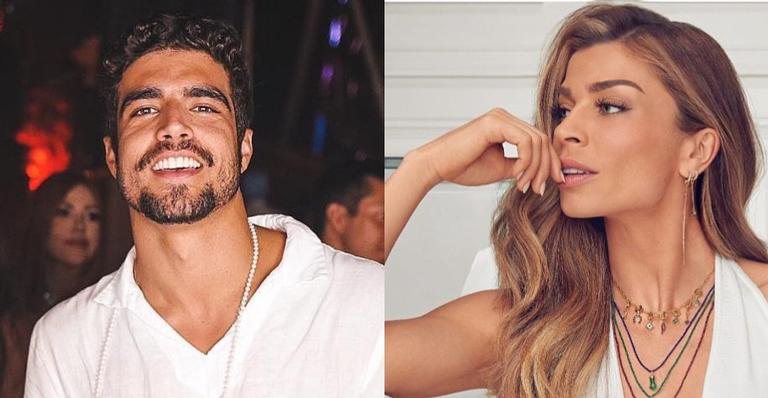 Caio Castro e Grazi Massafera parecem apaixonados - Montagem/Instagram