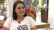 Paola é uma das participante do 'Jogo de Panelas', no 'Mais Você' - TV Globo