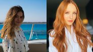 Larissa Manoela e Maisa visitam Clara Maria - Instagram/maisa; Instagram/larissamanoela