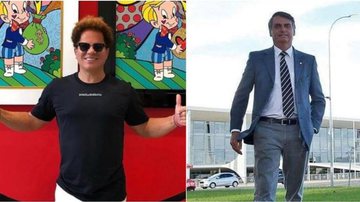 Romero Britto e Jair Bolsonaro - Instagram