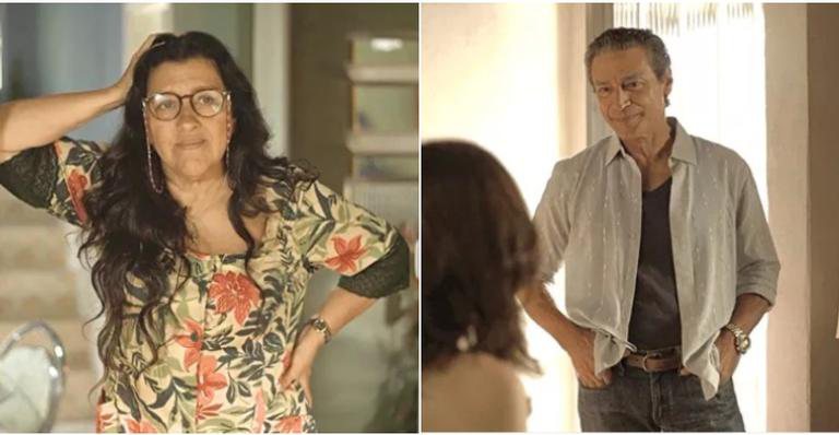 Lurdes e Januário em 'Amor de Mãe' - TV Globo
