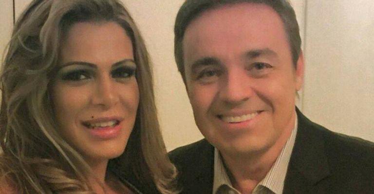 Fabiana Andrade ficou três meses com o apresentador - Facebook