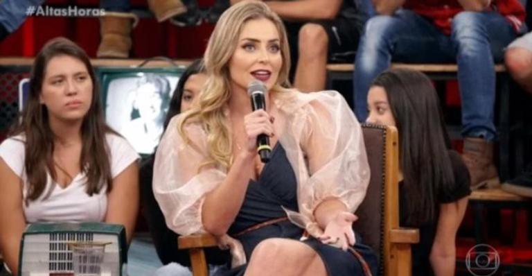 Paula Von Sperling falou sobre a amiga Hariany Almeida no 'Altas Horas' - TV Globo