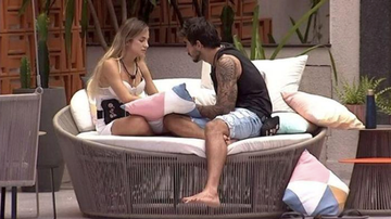 Gabi comenta sobre sua escolha de dar o líder a Guilherme - TV Globo