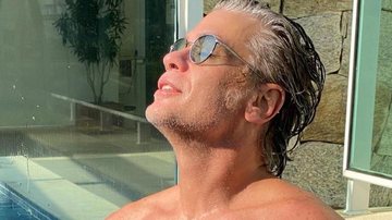 Fábio Assunção se diverte tomando sol na piscina - Instagram/ @fabioassuncaooficial