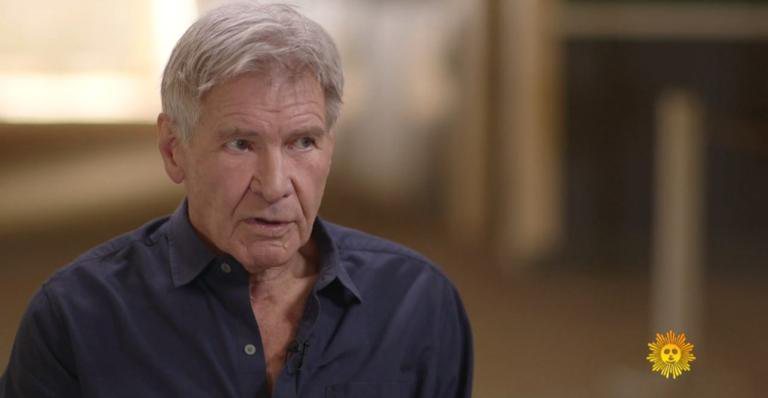 Harrison Ford se diz animado para gravações - Captura de tela/ CBS News