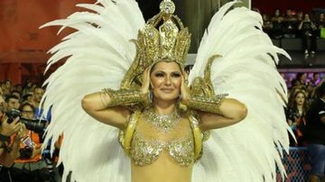 A apresentadora saiu de Anita Garibaldi em desfile da Gaviões da Fiel - Instagram