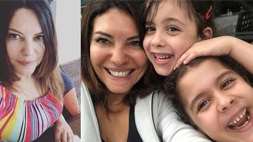 A apresentadora ao lado de suas filhas gêmeas, de 6 anos - Instagram