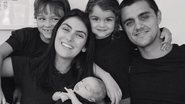 Mariana Uhlmann e Felipe Simas encanta os seguidores com clique em família - Instagram: @uhlmannmariana