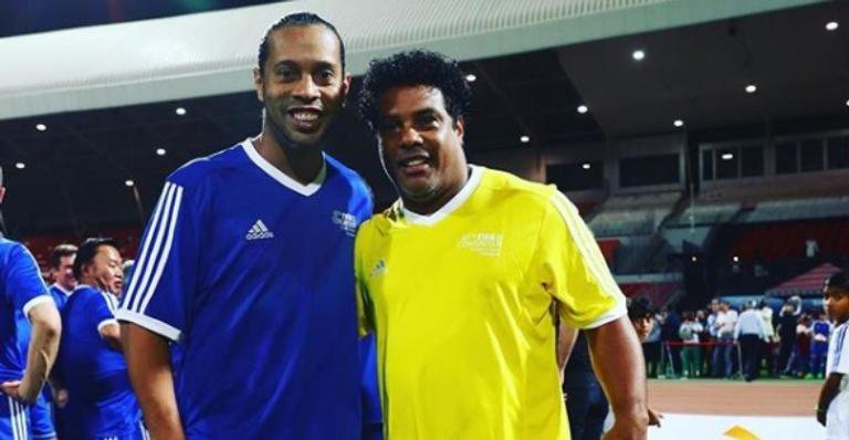 Ronaldinho Gaúcho e o irmão Assis Moreira - Instagram/@robertodeassismoreira
