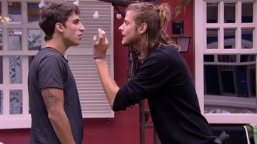 Felipe Prior e Daniel no 'BBB20' - TV Globo