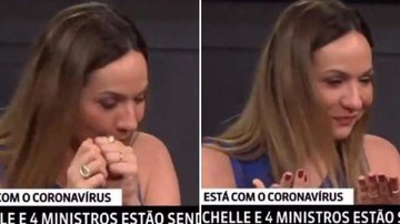 Maria Beltrão tosse muito ao chamar correspondente na Europa - Globonews