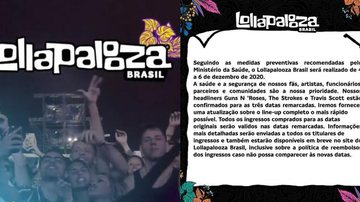 Lollapalooza revela novas datas do evento - Instagram/ @lollapaloozabr