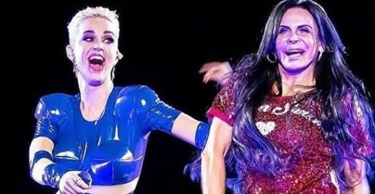 Gretchen relembra o dia que dividiu o palco com Katy Perry - Instagram: @gretchen