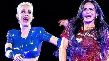 Gretchen relembra o dia que dividiu o palco com Katy Perry - Instagram: @gretchen